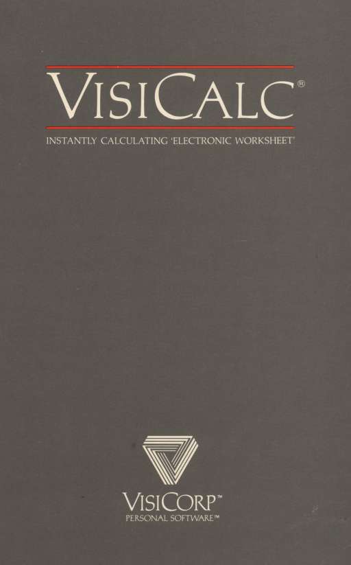 VisiCalc 1.1 - Manual